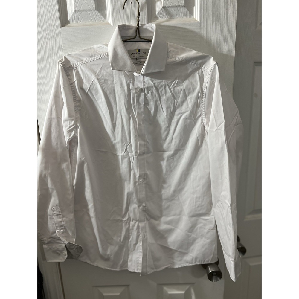 LARSSON & CO. MEN‎ LONG SLEEVE MODERN FIT DRESS SHIRT - SIZE 15.5